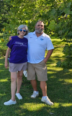 Connie Casha with her husband Joey